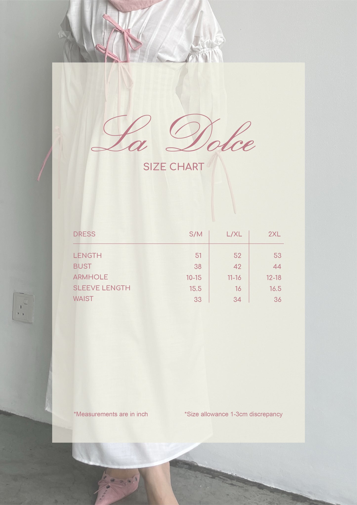 La Dolce Dress in White Cloud