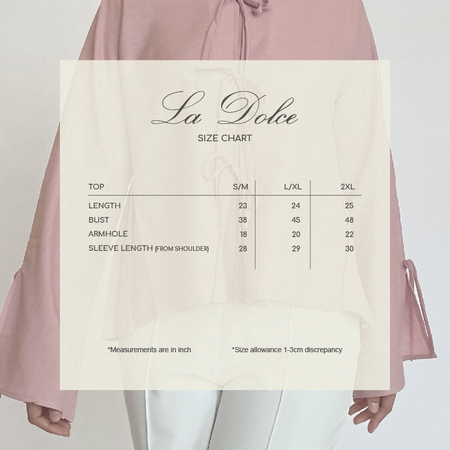 La Dolce Top in Pink Ribbon
