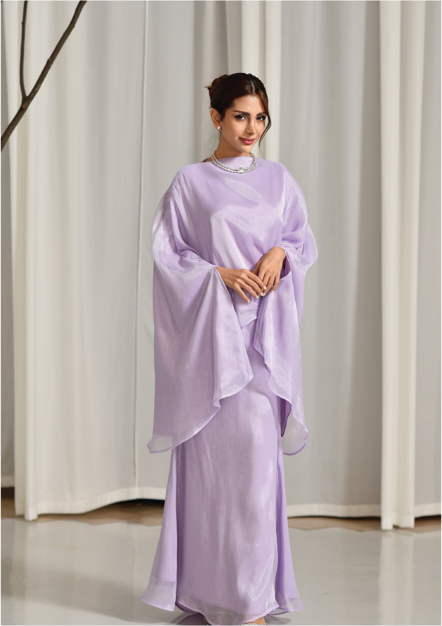 Grandeur Drape Set in Amethyst