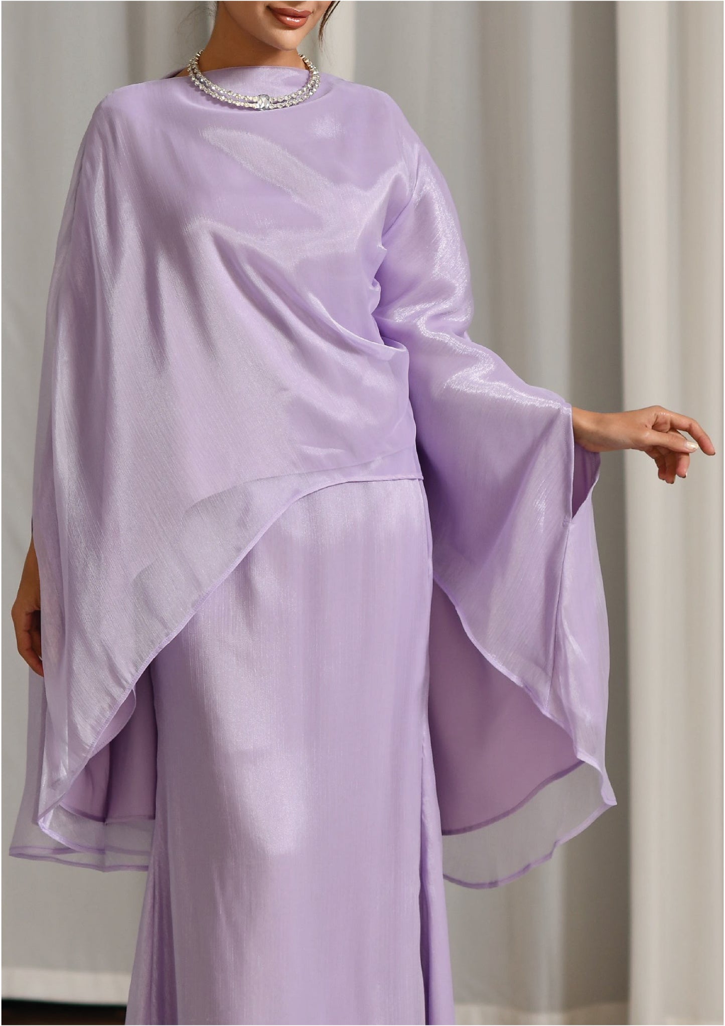 Grandeur Drape Set in Amethyst