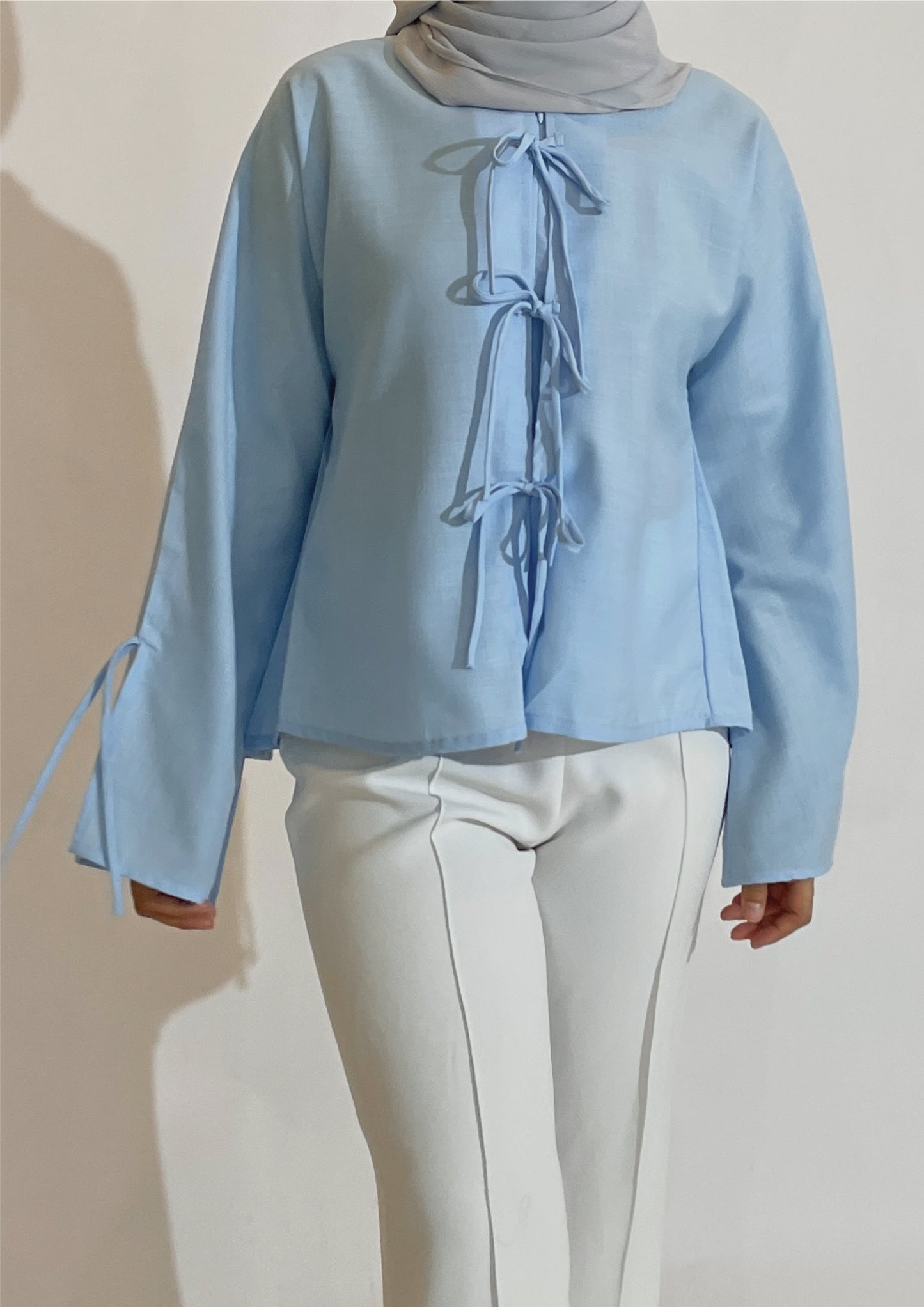 La Dolce Top in Sky Blue