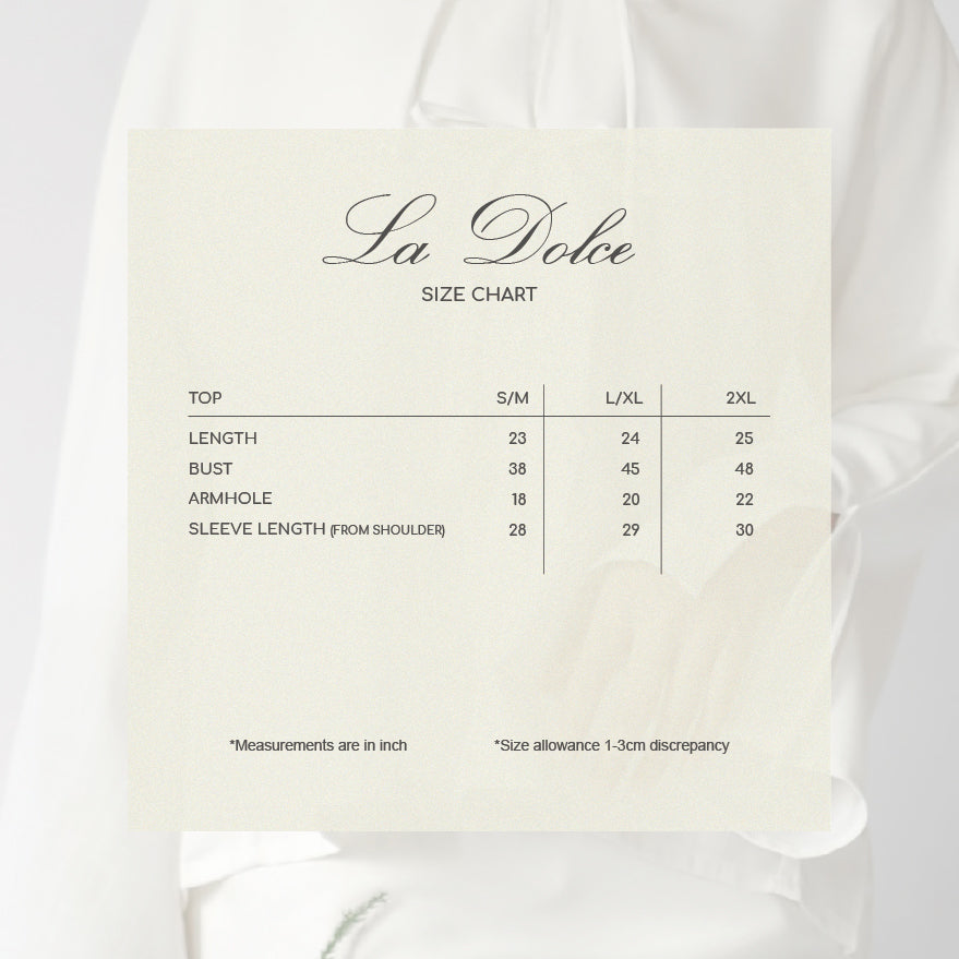 La Dolce Top in White Cloud